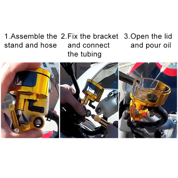 Motorcycle Modification Parts Front Brake Fluid Oil Universal Brake Oil Cup for Kawasaki / Suzuki - HoMEdemic™ 