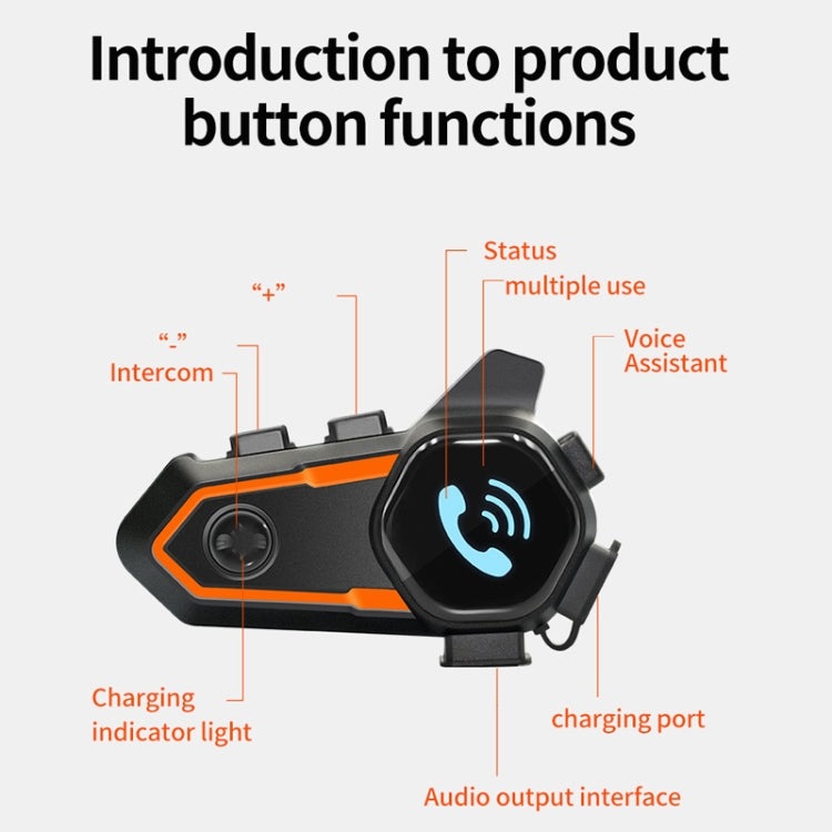 Motorcycle Noise Reduction Waterproof Helmet Cycling Bluetooth Headphones - HoMEdemic™ 