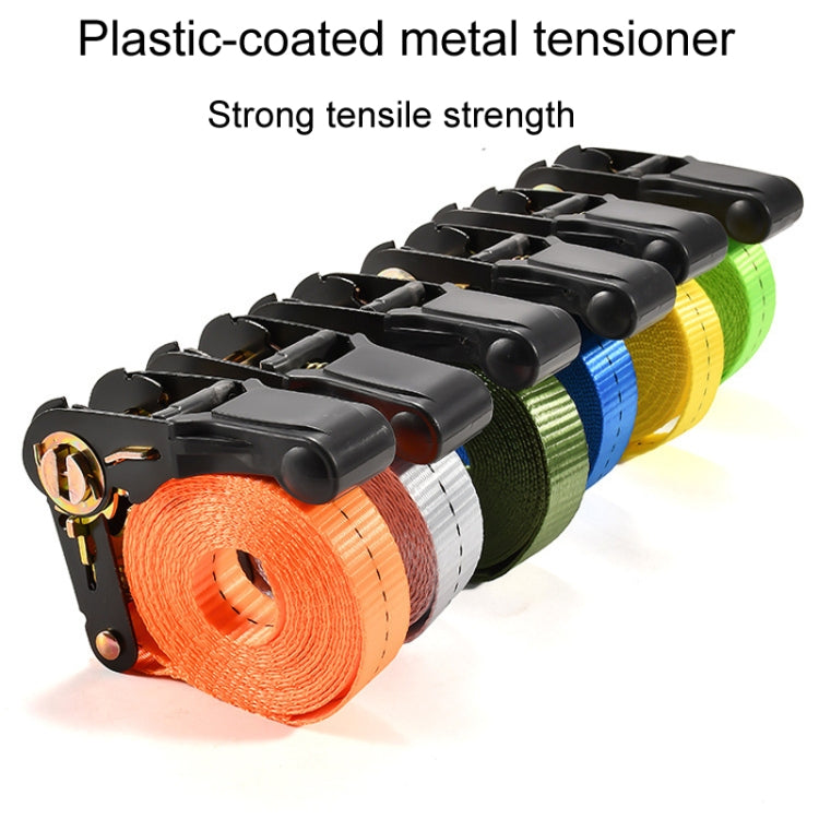 Motorcycle Ratchet Tensioner Cargo Bundling And Luggage Fixing Straps, Specification: Black 3m - HoMEdemic™ 