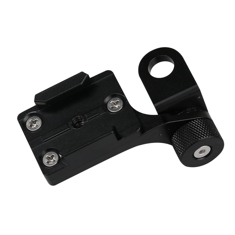 Motorcycle Rearview Mirror CNC Aluminum Alloy Stent Fixed Bracket Holder for GoPro, Insta360, DJI and Other Action Cameras(Black) - HoMEdemic™ 