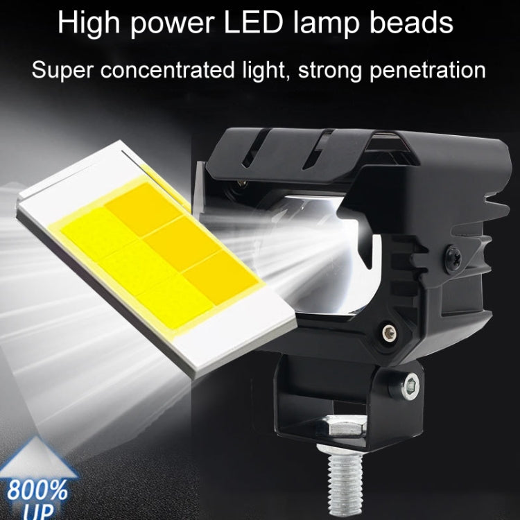 Motorcycle Strong Light With Lens Spotlight Electrical Bike Conversion Spotlight Paving Light(White And Yellow Dual Light) - HoMEdemic™ 