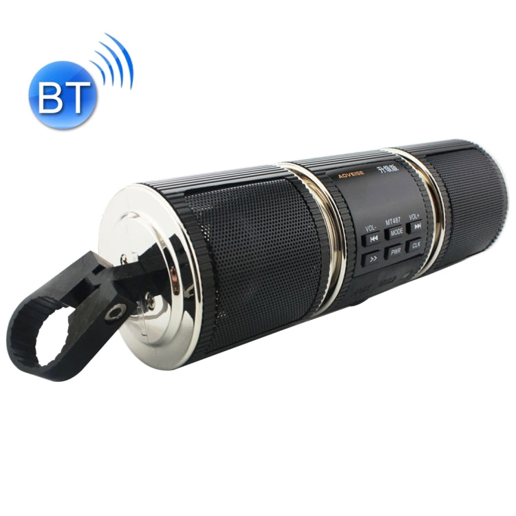 Motorcycle Waterproof Aluminum Shell Bluetooth Handle Stereo Speaker, Support BT/MP3/FM/TF - HoMEdemic™ 