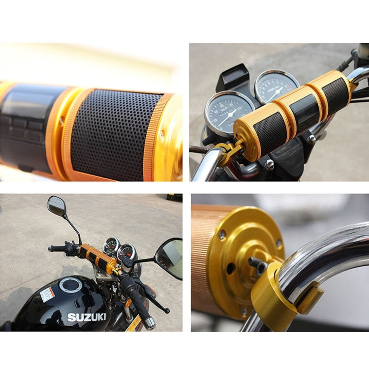 Motorcycle Waterproof Aluminum Shell Bluetooth Handle Stereo Speaker, Support BT/MP3/FM/TF - HoMEdemic™ 