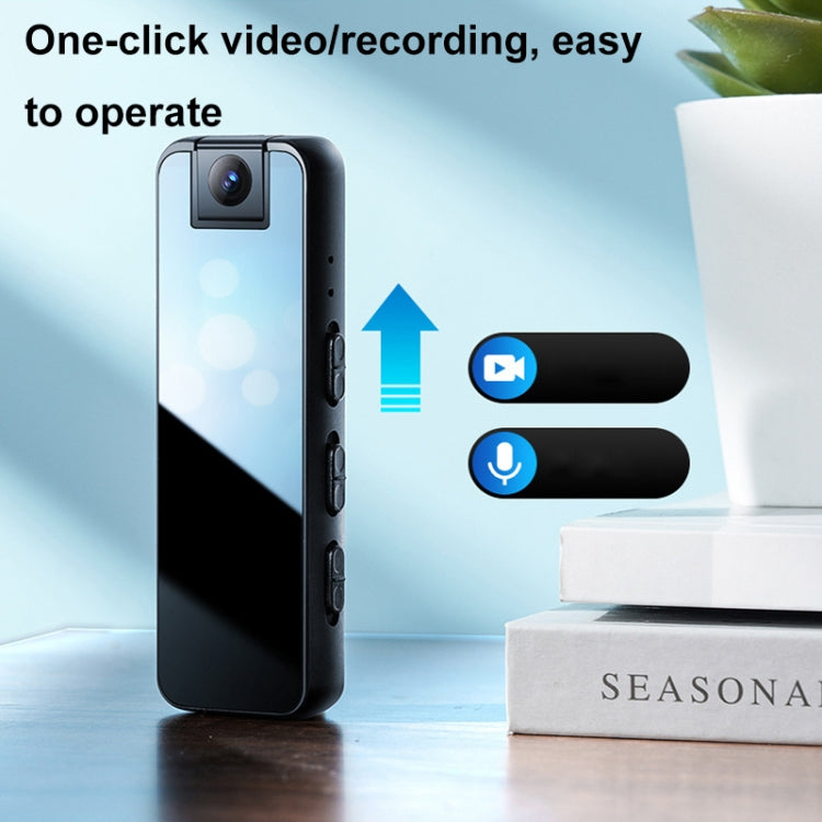 Mrobo D6 1080P Rotating Camera Night Vision Video Recorder With Back Clip, Size: 16 GB(Black) - HoMEdemic™ 