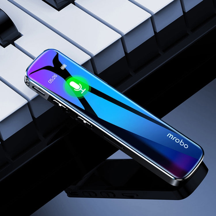 Mrobo RV-19 0.96-inch HD Screen 3D Noise Reduction Recording Pen Music Player, Capacity: 16 GB(Black) - HoMEdemic™ 