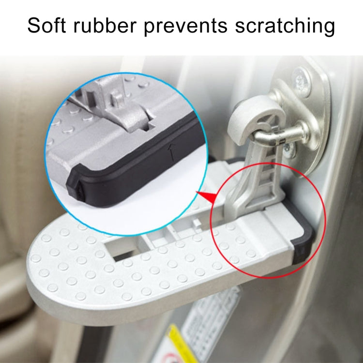 Multi-function Car Door Sill Step Pedals Pads, Pedals Pads (Silver) - HoMEdemic™ 
