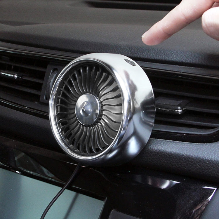 Multi-function Portable Car Air Outlet Sucker Electric Cooling Fan, Multi-function (Black), Multi-function (Silver) - HoMEdemic™ 