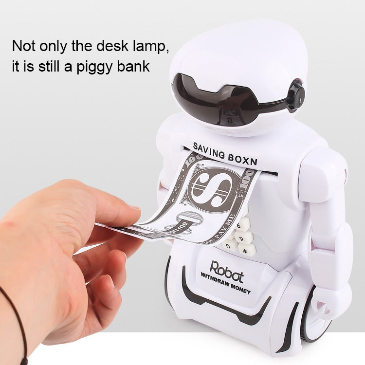 Multi-function Robot Piggy Bank Desk Lamp Code Money Box for Children - HoMEdemic™ 