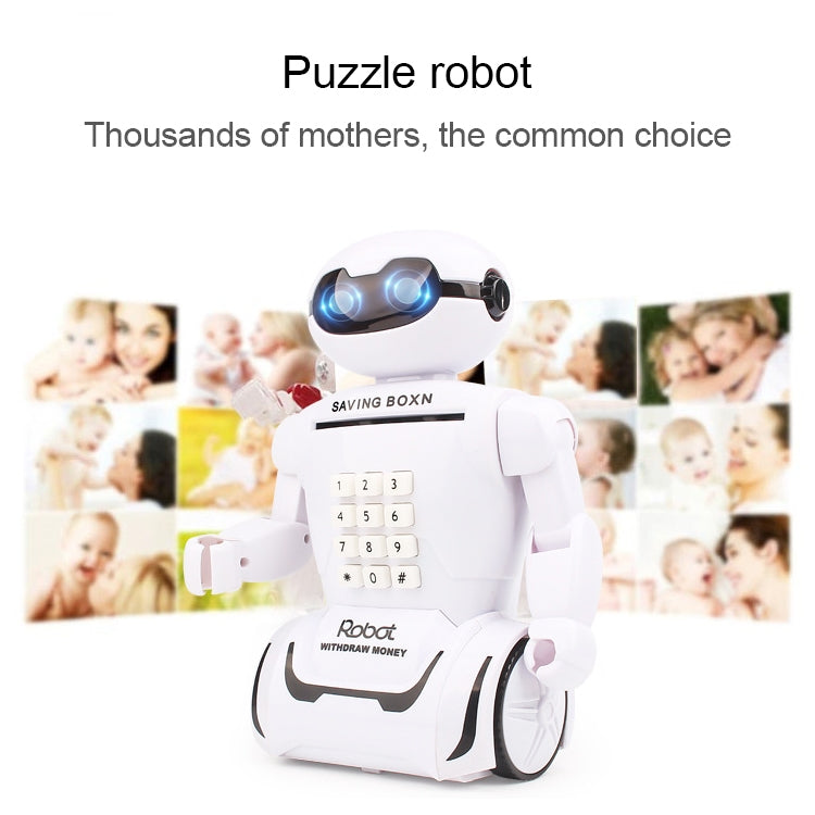 Multi-function Robot Piggy Bank Desk Lamp Code Money Box for Children - HoMEdemic™ 