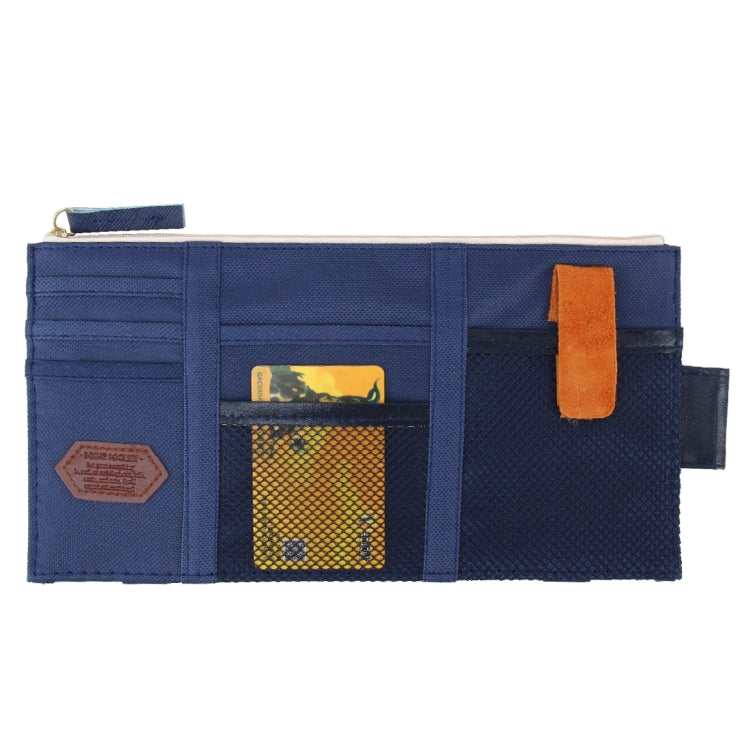 Multi-functional Auto Car Sun Visor Sunglass Holder Card Storage Holder Inner Pouch Bag - HoMEdemic™ 