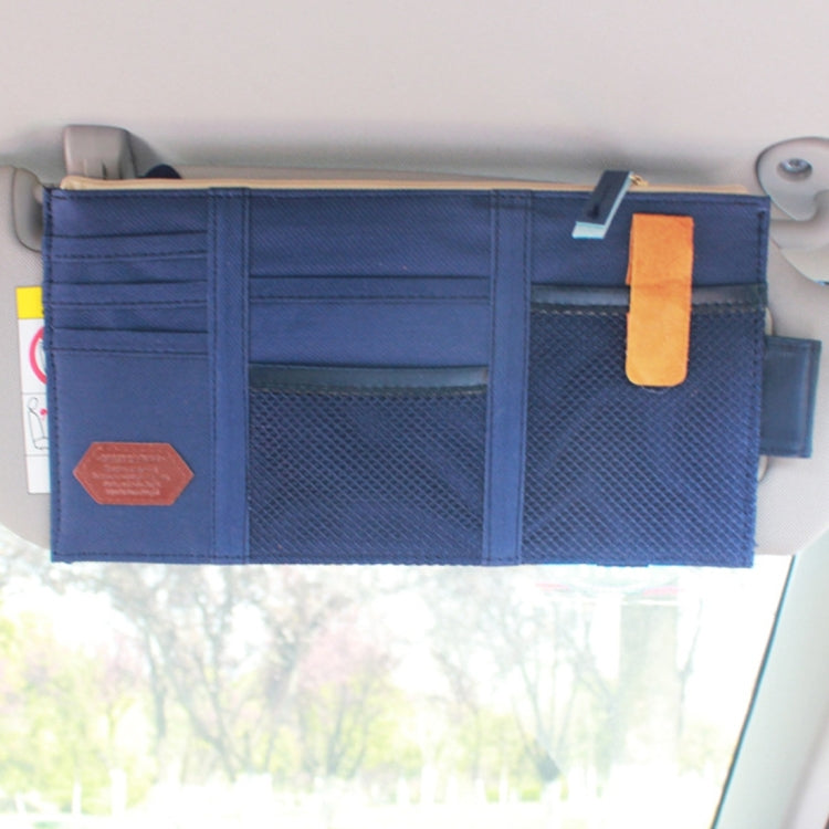 Multi-functional Auto Car Sun Visor Sunglass Holder Card Storage Holder Inner Pouch Bag - HoMEdemic™ 