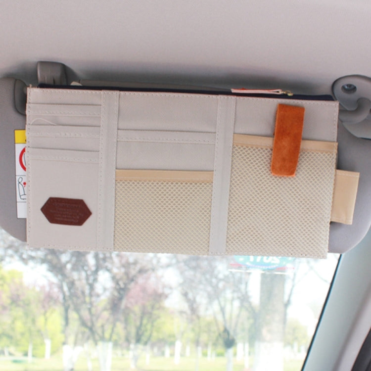 Multi-functional Auto Car Sun Visor Sunglass Holder Card Storage Holder Inner Pouch Bag - HoMEdemic™ 