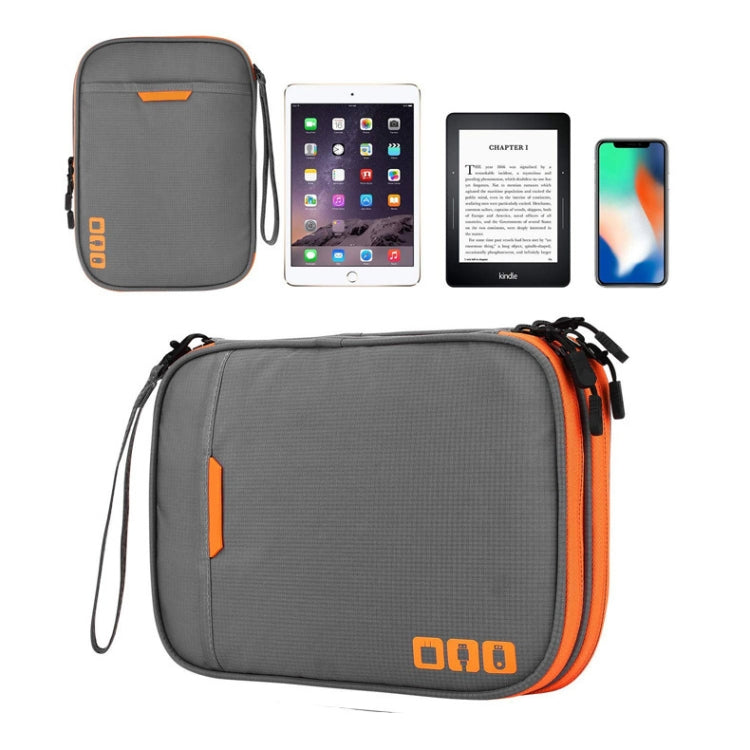 Multi-functional Headphone Charger Data Cable Storage Bag Portable Power Pack, Size:M, 25 x 18 x 5cm, 25 x 18 x 5cm (Black), 25 x 18 x 5cm (Grey) - HoMEdemic™ 
