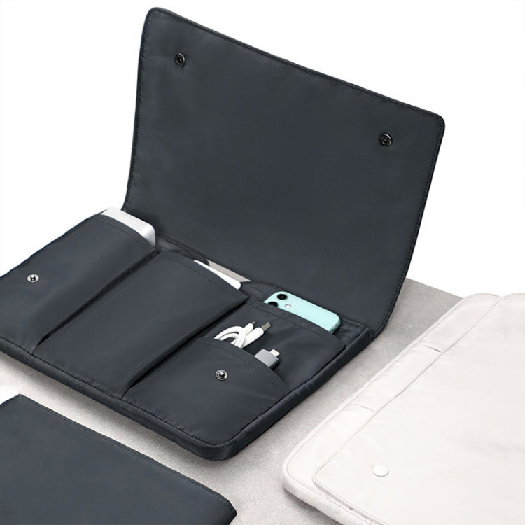 Multi-layer Waterproof and Shock-absorbing Laptop Sleeve Laptop Storage Bag, Size: 16 inch(Black) - HoMEdemic™ 