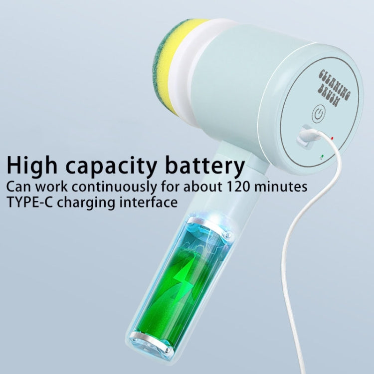 Multifunctional Handheld Wireless Folding Electric Cleaning Brush(Athens White) - HoMEdemic™ 