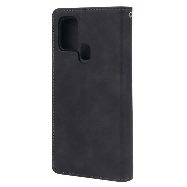Multifunctional Retro Frosted Horizontal Flip Leather Case with Card Slot & Holder & Zipper Wallet & Photo Frame & Lanyard, For Samsung Galaxy A21s, For Samsung Galaxy Note20 Ultra, For Samsung Galaxy Note20 - HoMEdemic™ 