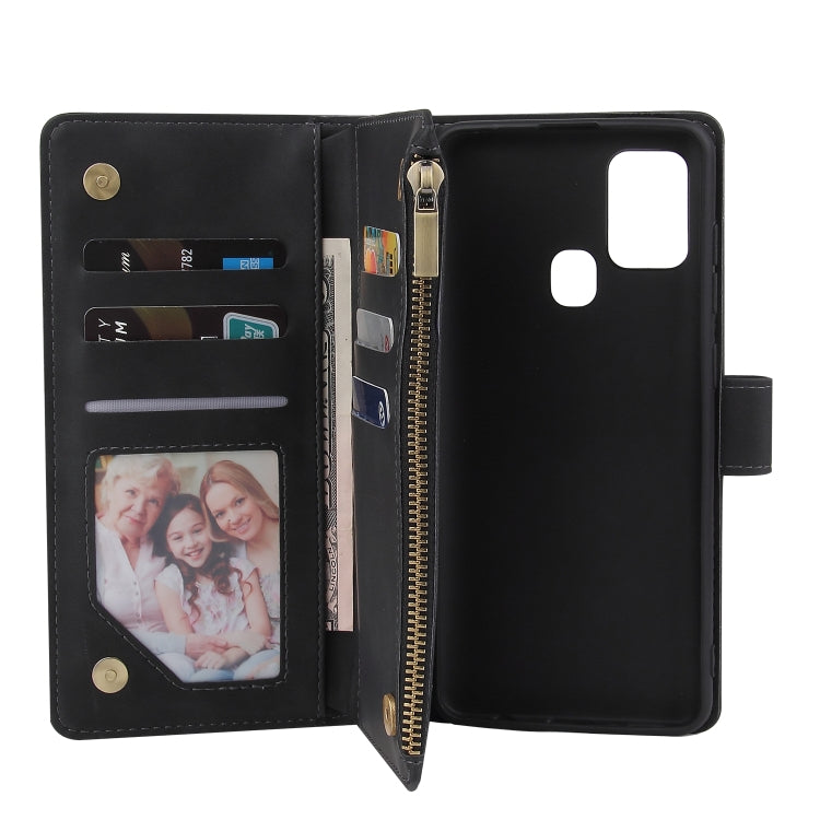 Multifunctional Retro Frosted Horizontal Flip Leather Case with Card Slot & Holder & Zipper Wallet & Photo Frame & Lanyard, For Samsung Galaxy A21s, For Samsung Galaxy Note20 Ultra, For Samsung Galaxy Note20 - HoMEdemic™ 