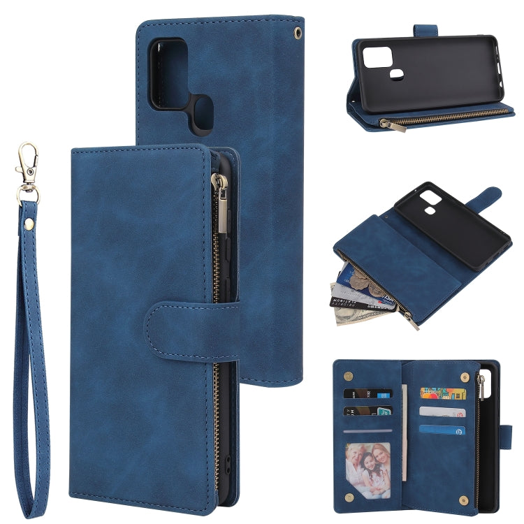 Multifunctional Retro Frosted Horizontal Flip Leather Case with Card Slot & Holder & Zipper Wallet & Photo Frame & Lanyard, For Samsung Galaxy A21s, For Samsung Galaxy Note20 Ultra, For Samsung Galaxy Note20 - HoMEdemic™ 