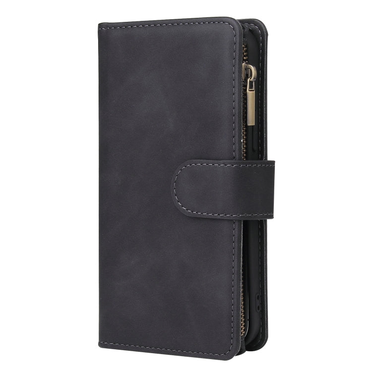 Multifunctional Retro Frosted Horizontal Flip Leather Case with Card Slot & Holder & Zipper Wallet & Photo Frame & Lanyard, For iPhone 12 Pro Max, For iPhone 12 / 12 Pro, For iPhone 12 mini, For Samsung Galaxy A11 - HoMEdemic™ 