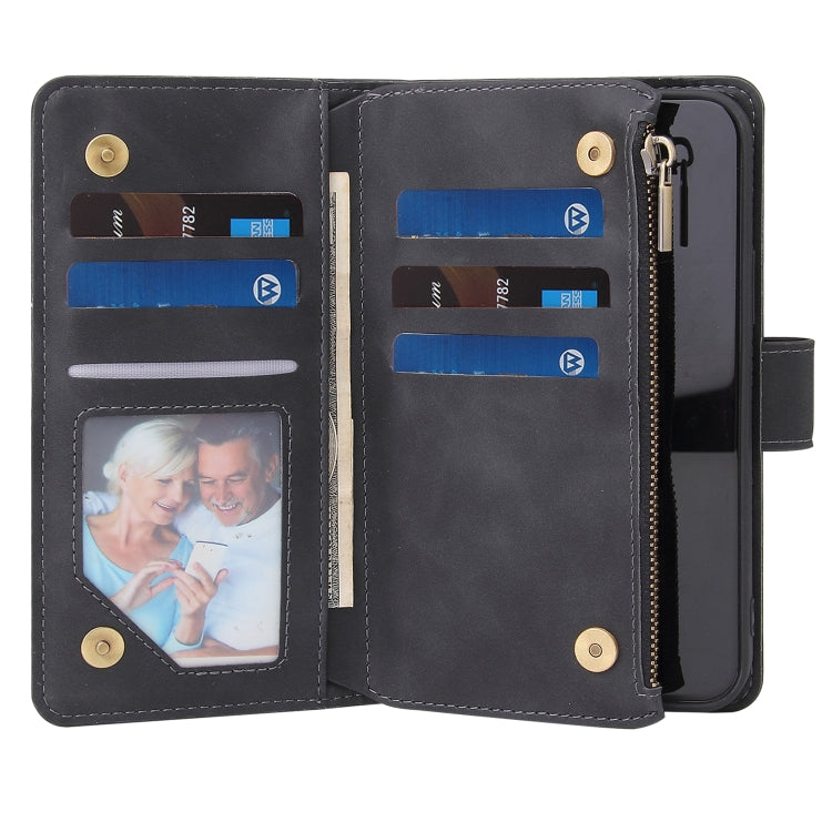 Multifunctional Retro Frosted Horizontal Flip Leather Case with Card Slot & Holder & Zipper Wallet & Photo Frame & Lanyard, For iPhone 12 Pro Max, For iPhone 12 / 12 Pro, For iPhone 12 mini, For Samsung Galaxy A11 - HoMEdemic™ 