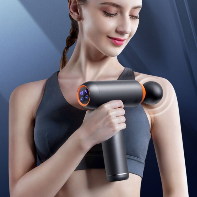 Muscles Relax Massager Fitness Equipment Fascia Gun, Colour: Storage Model (Black) - HoMEdemic™ 