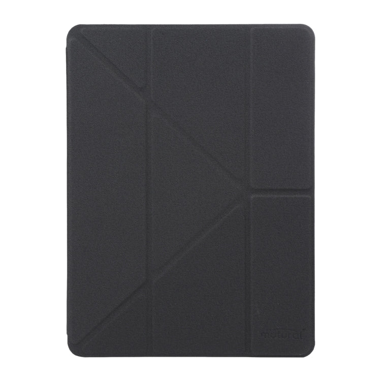 Mutural King Kong Series Deformation Holder Leather Tablet Case For iPad 9.7 2018 / 2017(Black) - HoMEdemic™ 