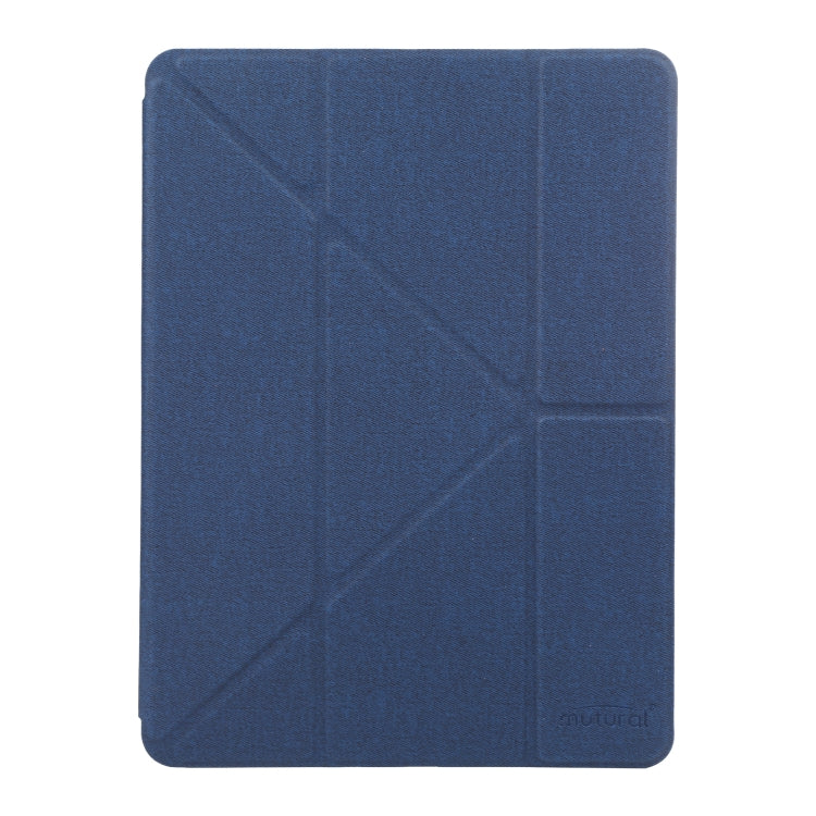 Mutural King Kong Series Deformation Holder Leather Tablet Case For iPad 9.7 2018 / 2017(Blue) - HoMEdemic™ 