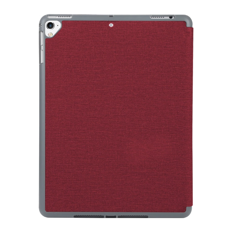 Mutural King Kong Series Deformation Holder Leather Tablet Case For iPad 9.7 2018 / 2017(Red) - HoMEdemic™ 