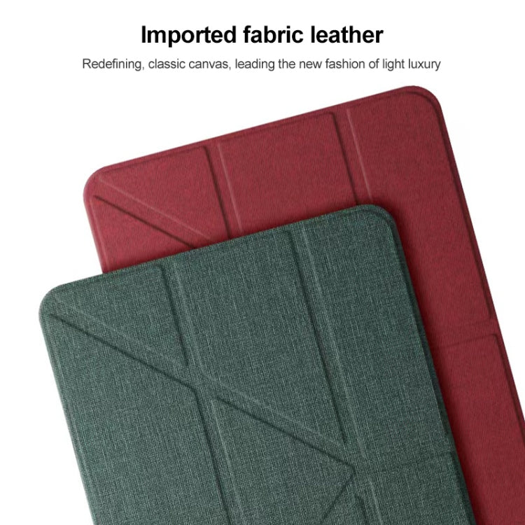 Mutural King Kong Series Deformation Holder Leather Tablet Case For iPad 9.7 2018 / 2017(Red) - HoMEdemic™ 