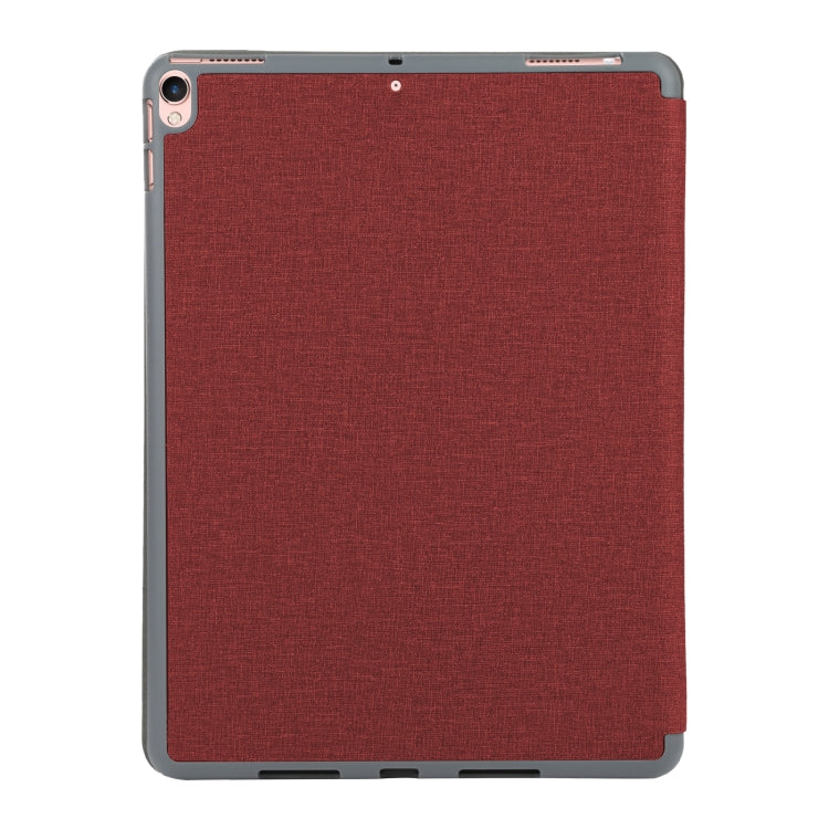 Mutural King Kong Series Deformation Holder Leather Tablet Case For iPad Pro 10.5 2019 / 2017(Red) - HoMEdemic™ 