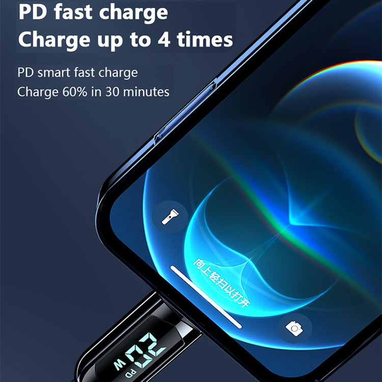 Mutural Li-CC001 1.2m PD20W Digital Display USB-C / Type-C to 8 Pin Charging Data Cable - HoMEdemic™ 