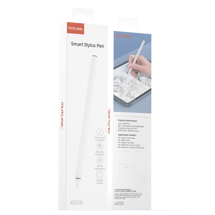 Mutural P-950B Tilt Pressure Sensor Capacitive Stylus Pen with Palm Rejection for iPad 2018 or Later - HoMEdemic™ 