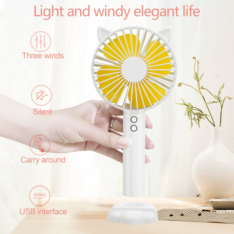 N10 Multi-function Handheld Desktop Holder Electric Fan, with 3 Speed Control - HoMEdemic™ 