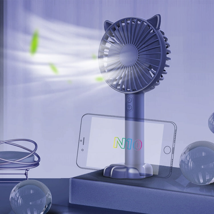 N10 Multi-function Handheld Desktop Holder Electric Fan, with 3 Speed Control - HoMEdemic™ 