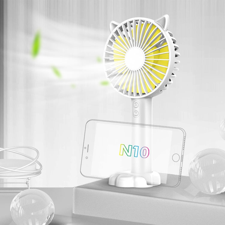 N10 Multi-function Handheld Desktop Holder Electric Fan, with 3 Speed Control - HoMEdemic™ 