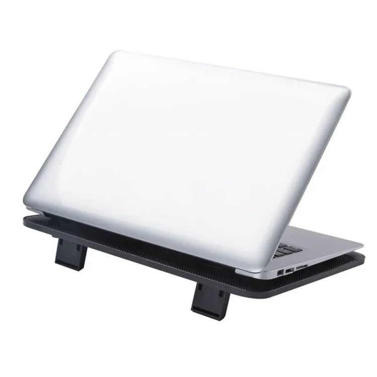 N128 Work Game Dual Fan Laptop Cooling Pad Heat Dissipation Holder with LED Light - HoMEdemic™ 
