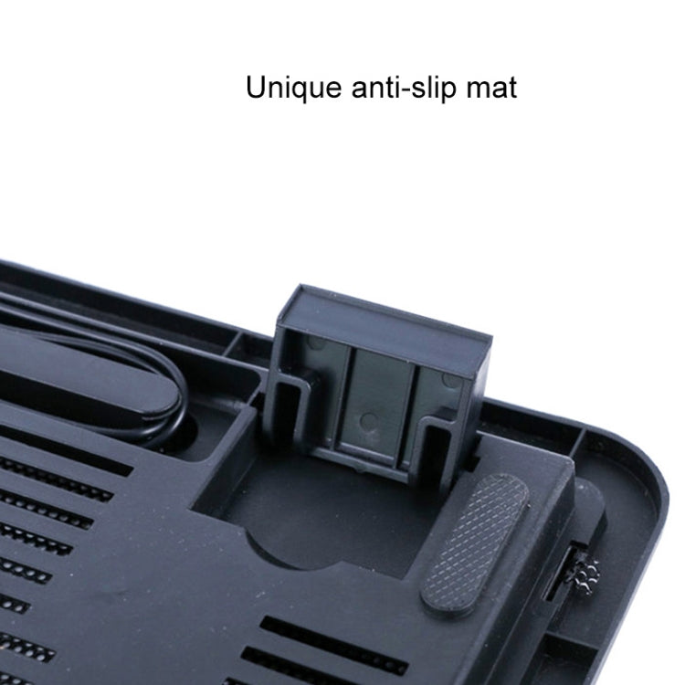 N19 USB Powered Portable Silent Fan Laptop Cooling Pad Stand (Black) - HoMEdemic™ 