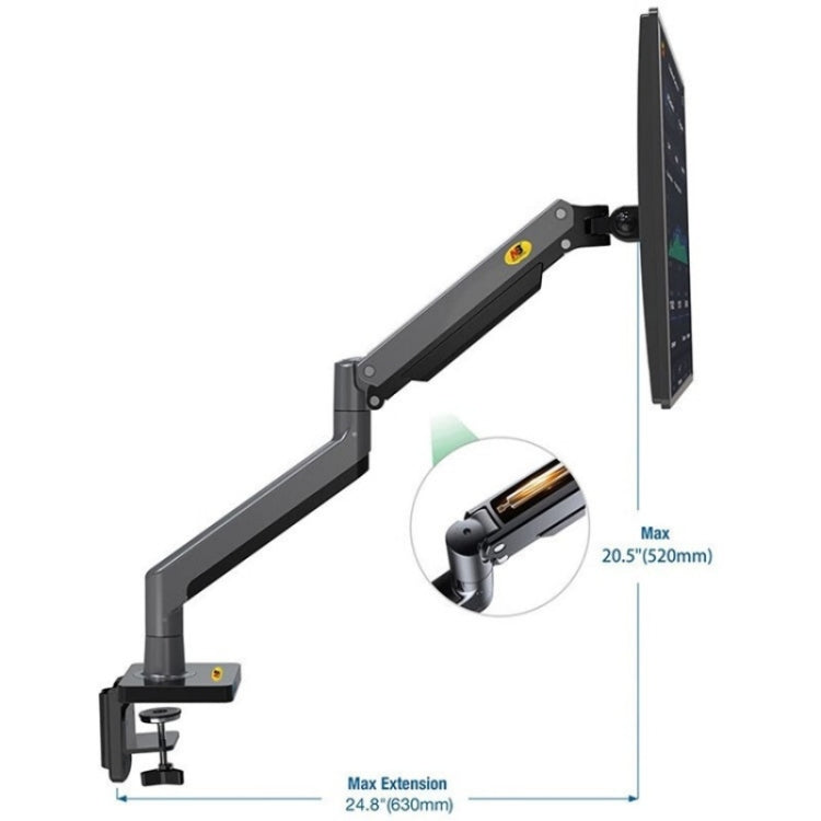 NB G45 22-40 inch Adjustable Aluminum Alloy Bracket Rotatable Computer Monitor Holder - HoMEdemic™ 