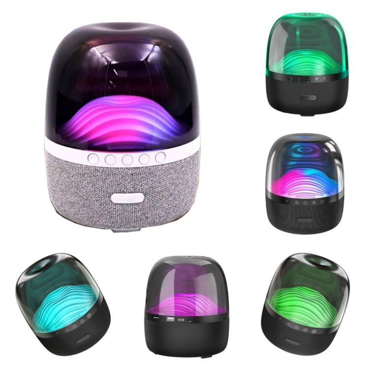 NBY 6680 Colorful Light 6D Stereo Wireless Bluetooth Speaker(White) - HoMEdemic™ 