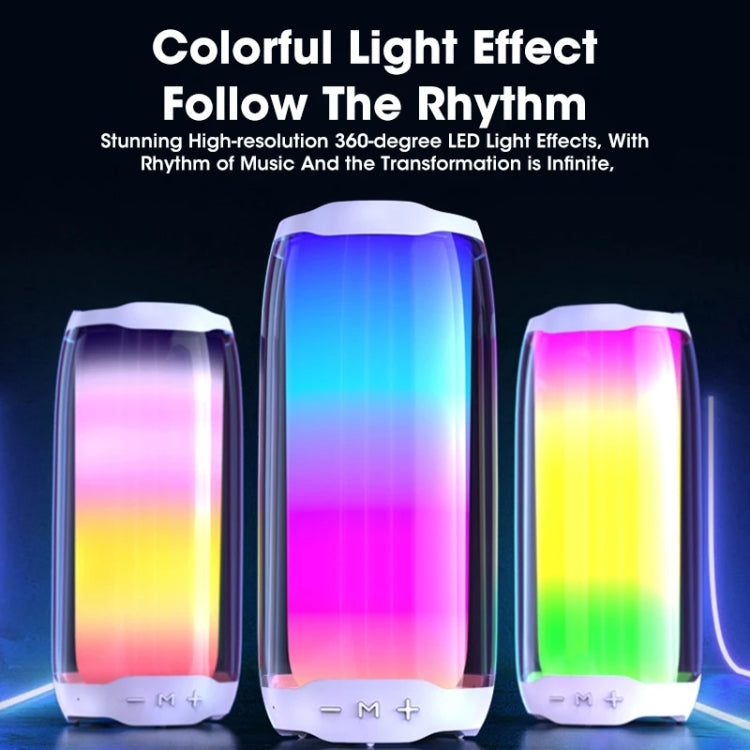 NBY 8892 LED IPX5 Waterproof Portable Wireless Bluetooth Speaker(Black) - HoMEdemic™ 