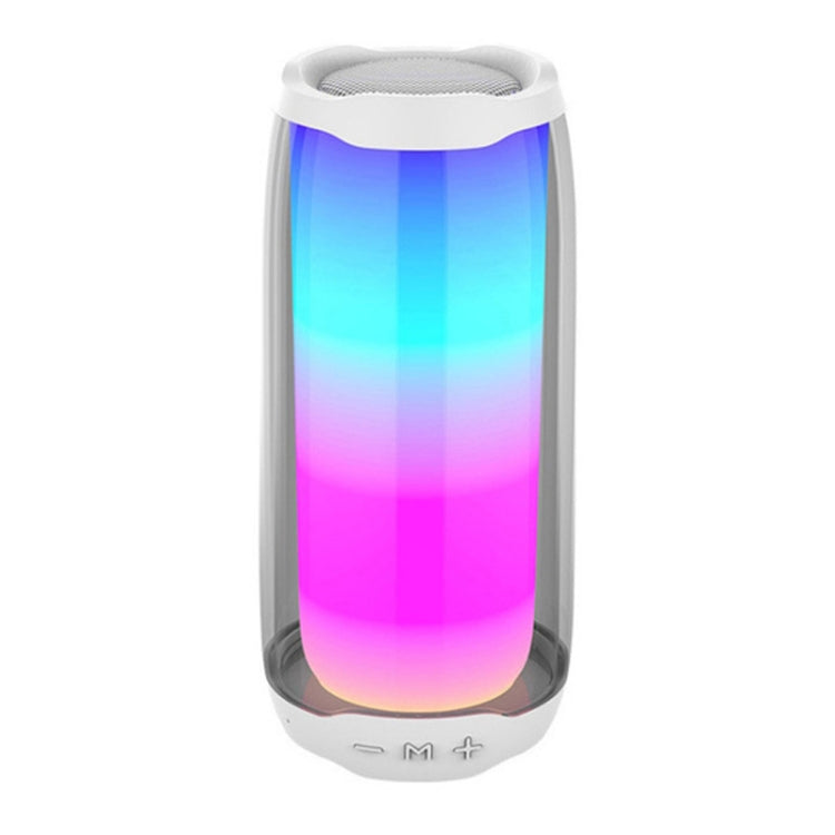 NBY 8892 LED IPX5 Waterproof Portable Wireless Bluetooth Speaker(White) - HoMEdemic™ 