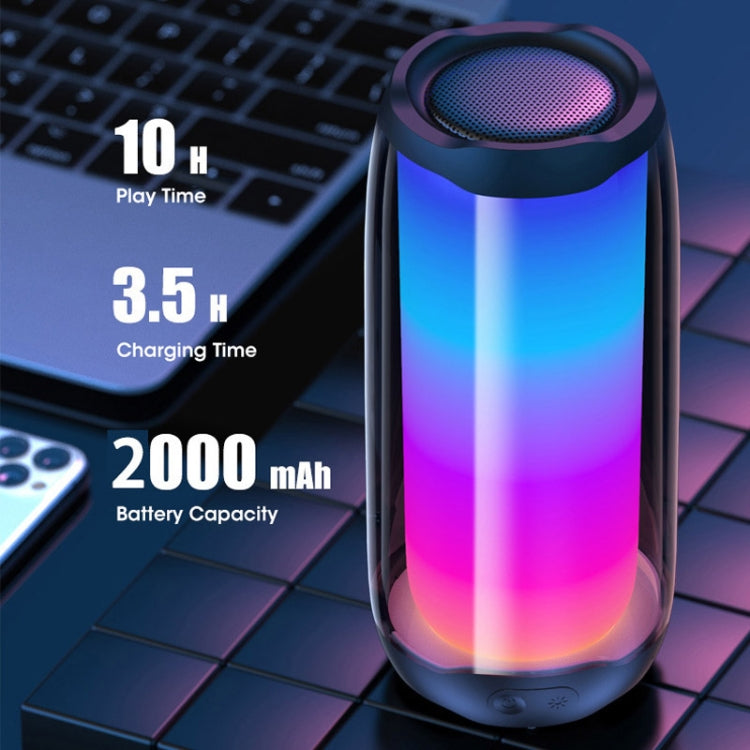 NBY 8892 LED IPX5 Waterproof Portable Wireless Bluetooth Speaker(White) - HoMEdemic™ 