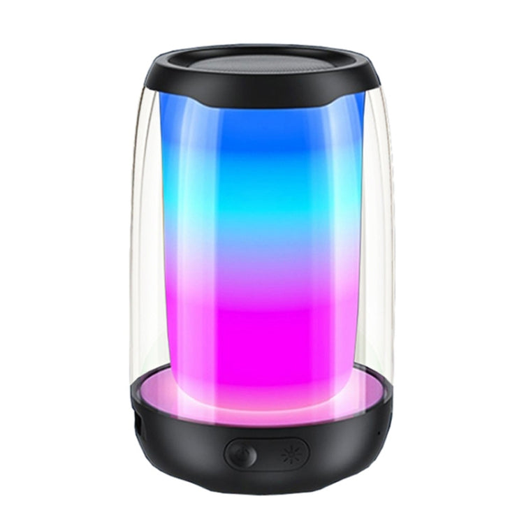 NBY8893 Pulsating Colorful Portable Stereo Bluetooth Speaker(Black) - HoMEdemic™ 