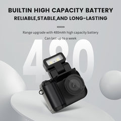 Y4000 Mini Camera 1080P HD Digital Camera with Screen Portable Retro Travel Vlog Student Small Camcorder (Black) - HoMEdemic™ 