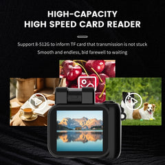 Y4000 Mini Camera 1080P HD Digital Camera with Screen Portable Retro Travel Vlog Student Small Camcorder (Black) - HoMEdemic™ 