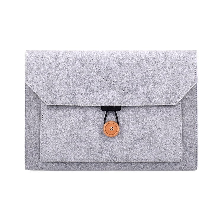 ND06 Multi-purpose Felt Button Laptop Inner Bag for 12.5 inch Laptop, 12.5 inch - HoMEdemic™ 
