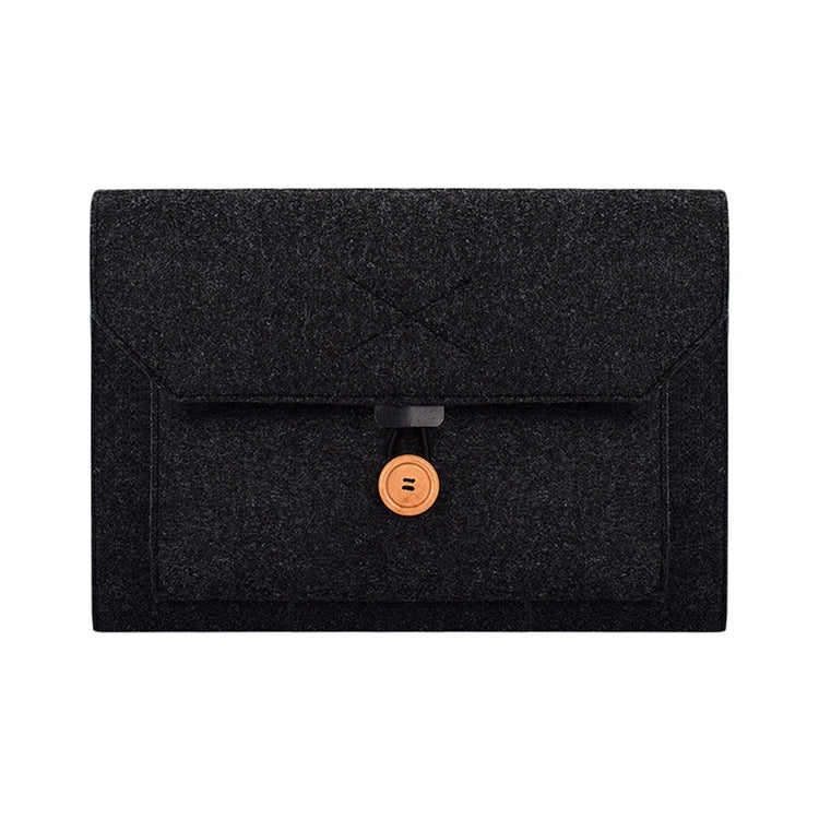 ND06 Multi-purpose Felt Button Laptop Inner Bag for 12.5 inch Laptop, 12.5 inch - HoMEdemic™ 
