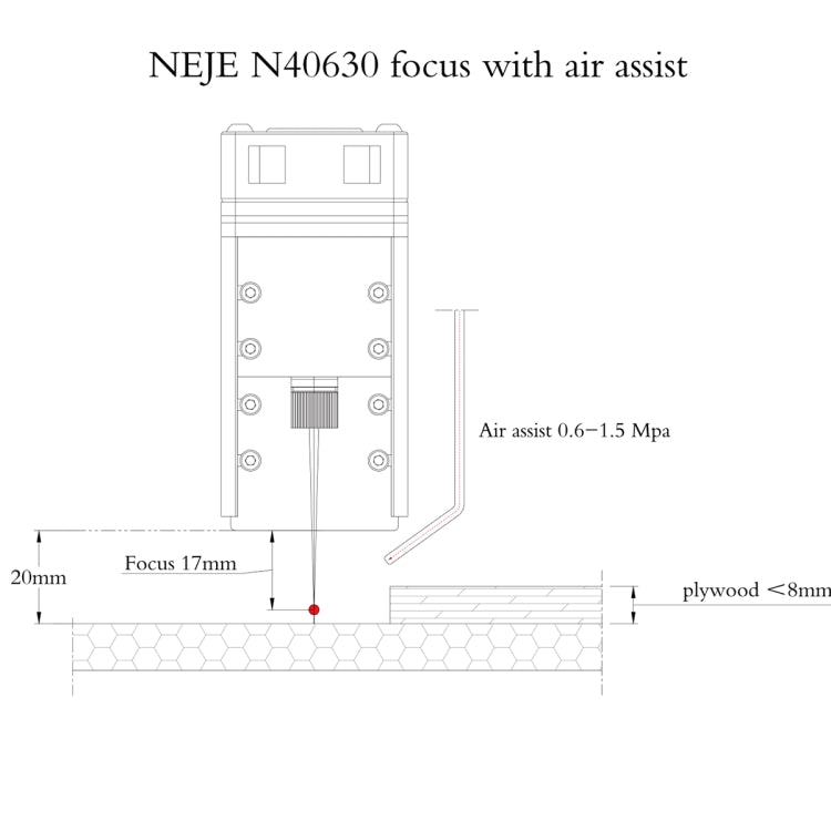 NEJE N40630 7.5W 450nm Laser Engraver Module Kits, N40630 - HoMEdemic™ 