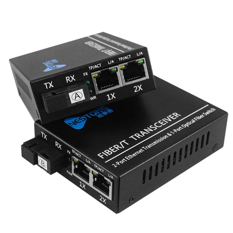 NESTONG 100M Single-Mode Fiber Optic Transceiver POE Photoelectric Converter,CN Plug - HoMEdemic™ 