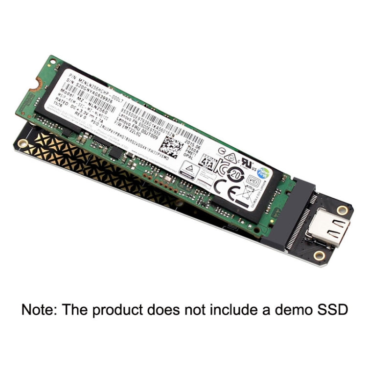 NGFF M.2 Bkey SATA Hard Disk SSD To USB3.1 Type-C / USB-C Expansion Card Conversion Board(Black) - HoMEdemic™ 